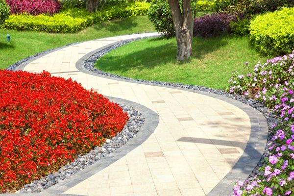Garden Walkway Installation in Rancho Cucamonga
