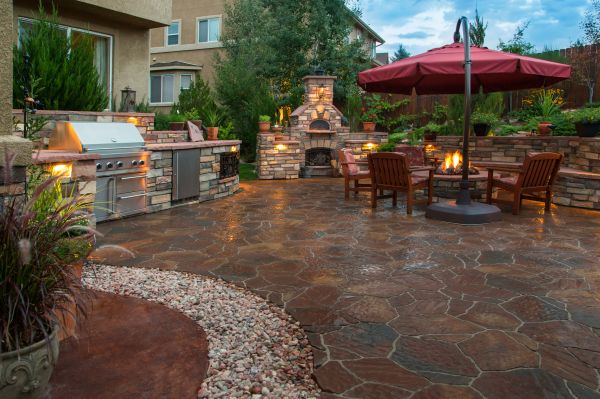 Stone Patio Construction in Rancho Cucamonga